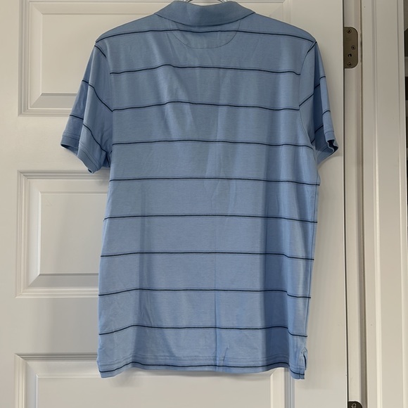 Banana Republic Medium Blue Short Sleeve Polo Shirt - Picture 6 of 10